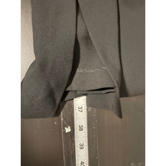 Vintage Debra Michaels Womens Dress Size 6 Black Chiffon Babydoll LBD 90s Y2K - Picture 7 of 8